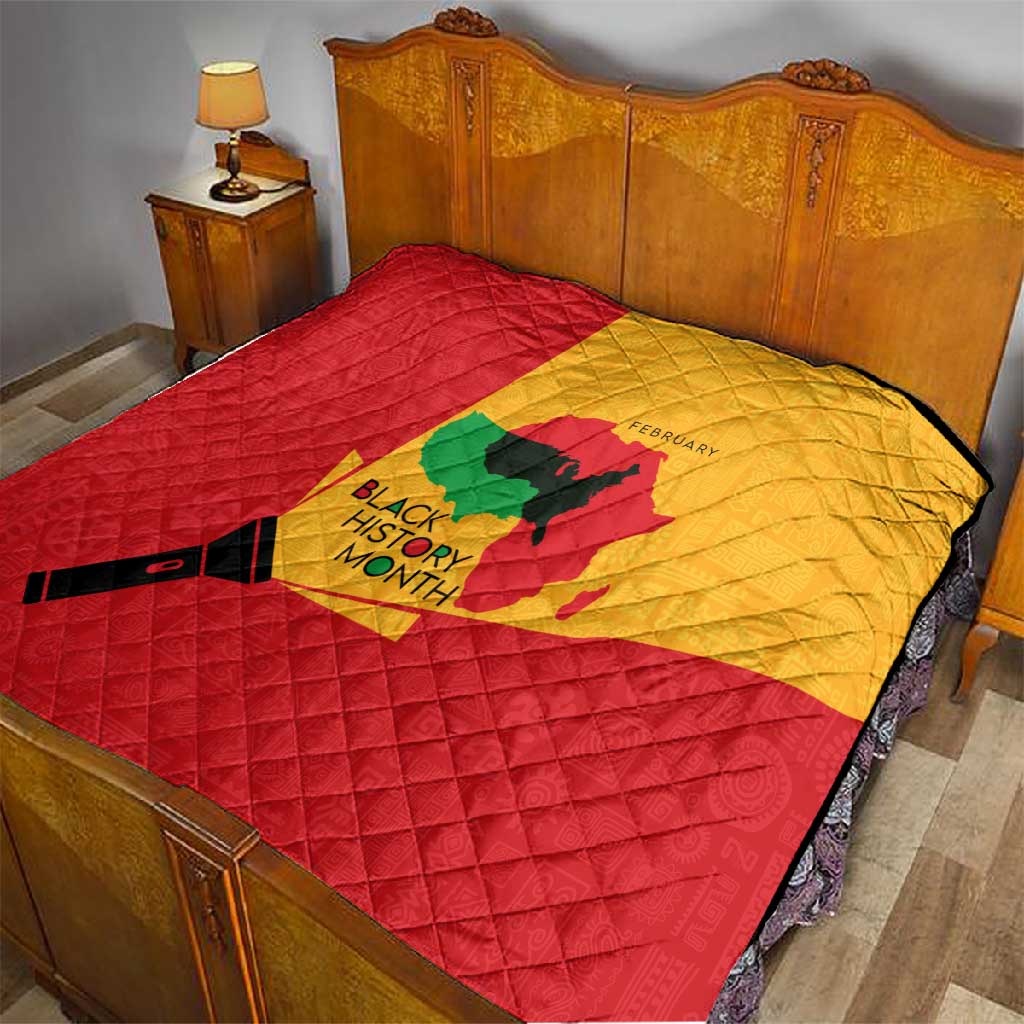 Black History Month Quilt - African February Design DT02