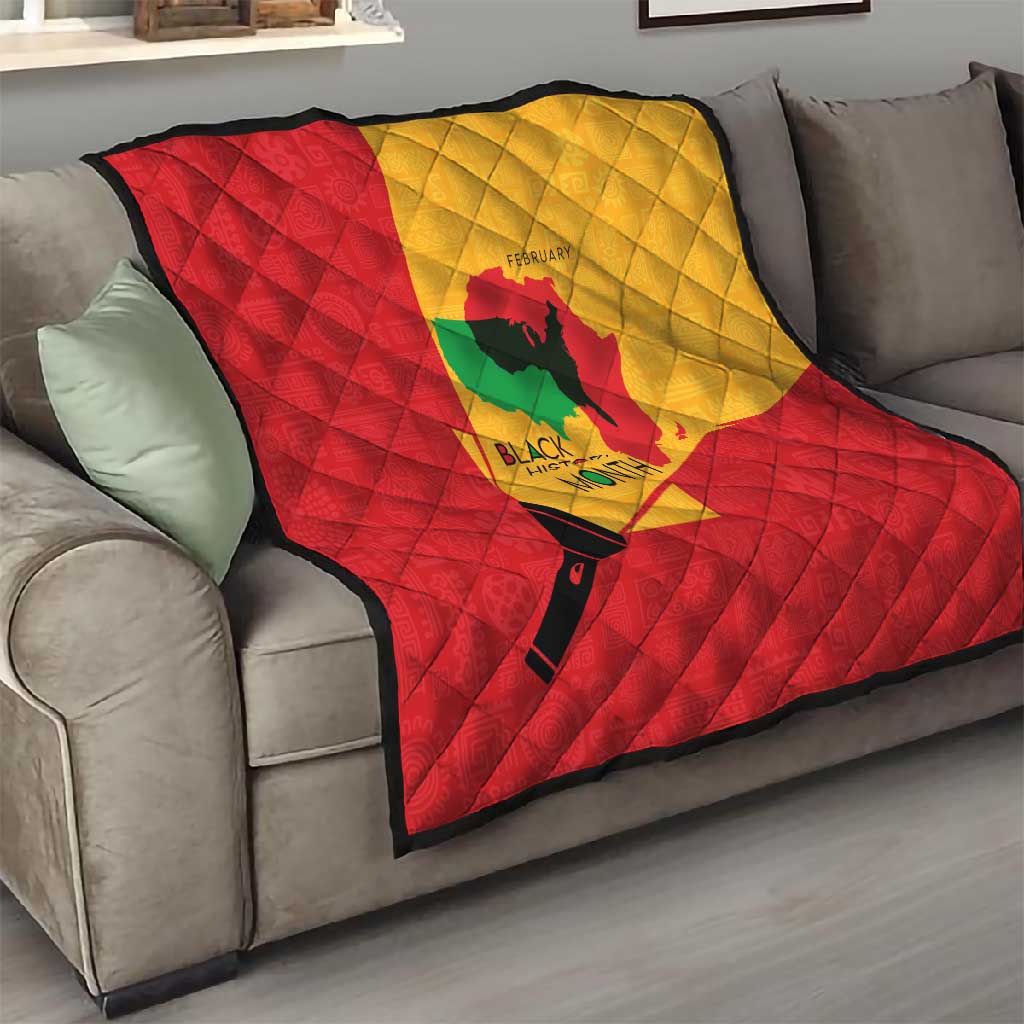 Black History Month Quilt - African February Design DT02