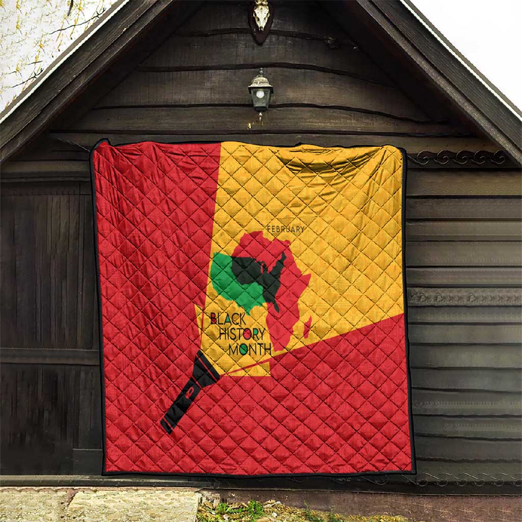 Black History Month Quilt - African February Design DT02
