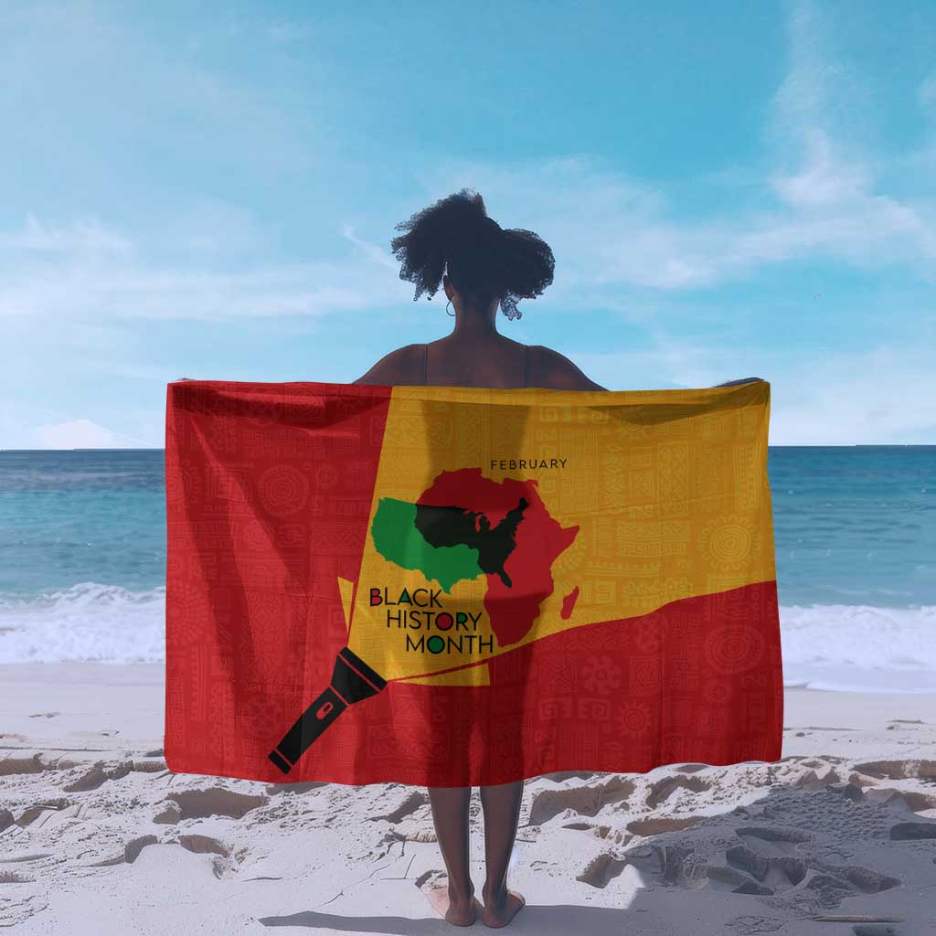 Black History Month Sarong - African February Design DT02