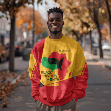 Black History Month Sweatshirt - African February Design DT02