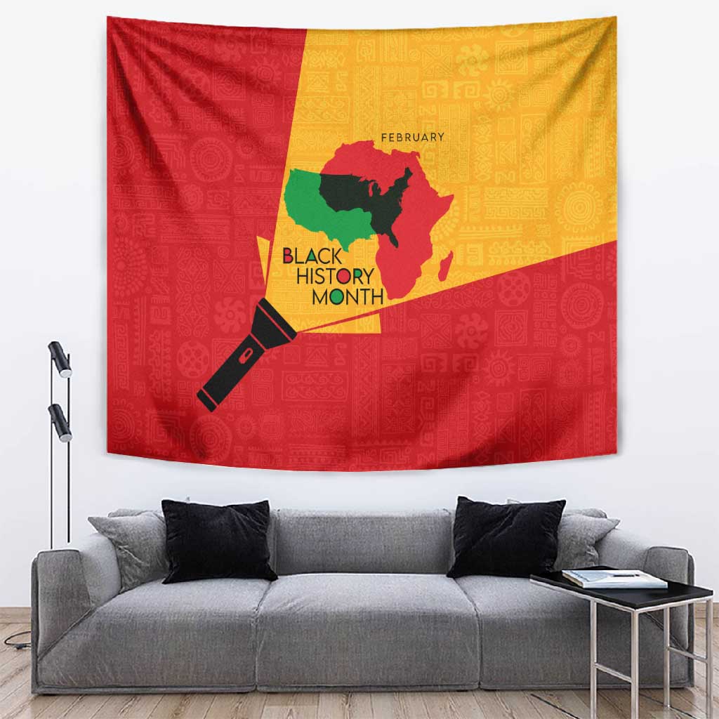 Black History Month Tapestry - African February Design DT02