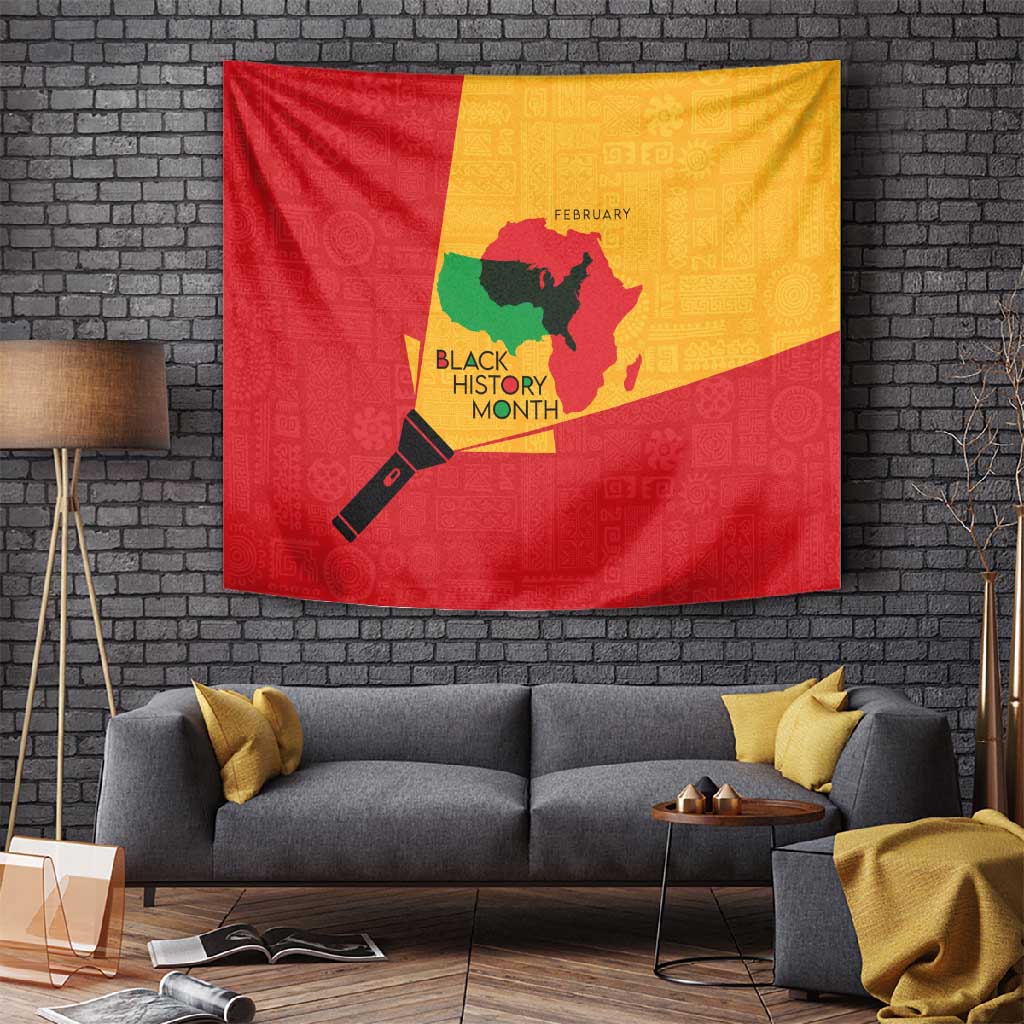 Black History Month Tapestry - African February Design DT02
