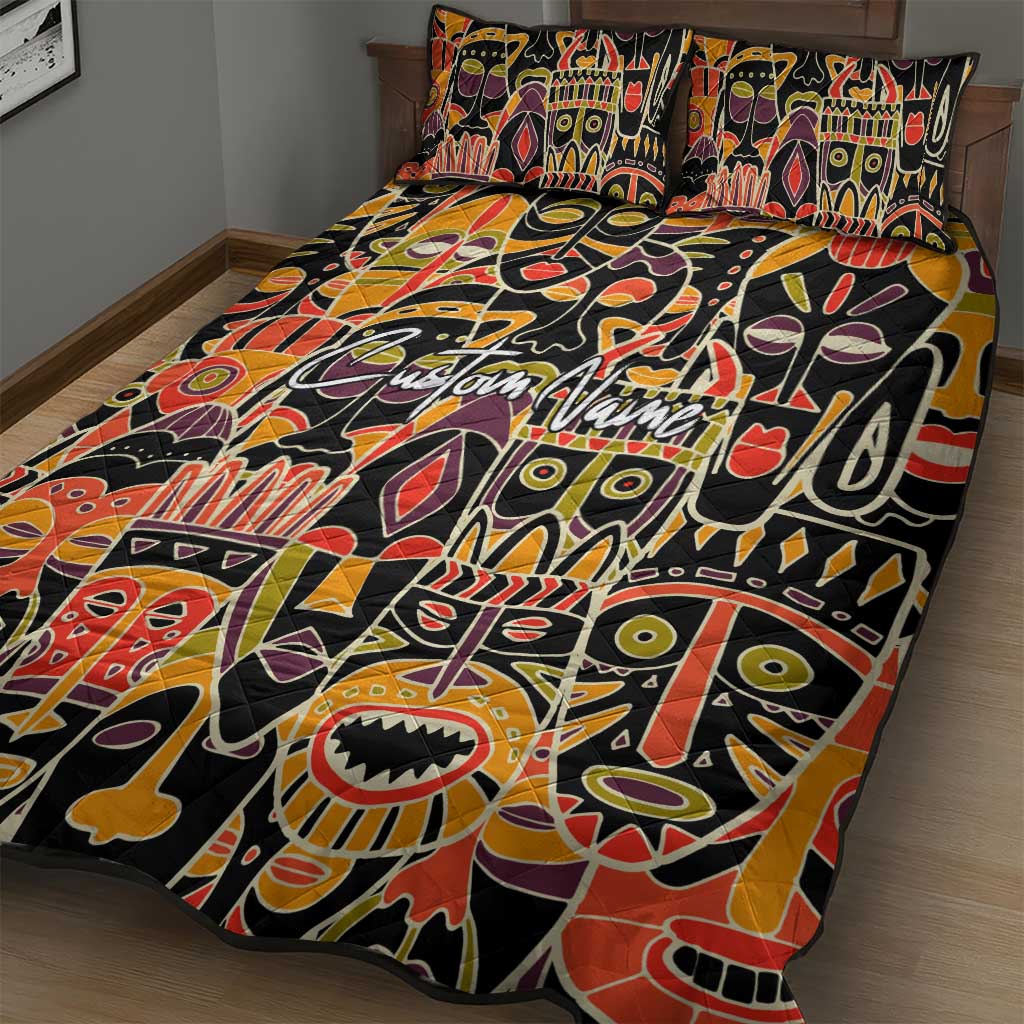The Spirit of Africa Custom Quilt Bed Set DT02