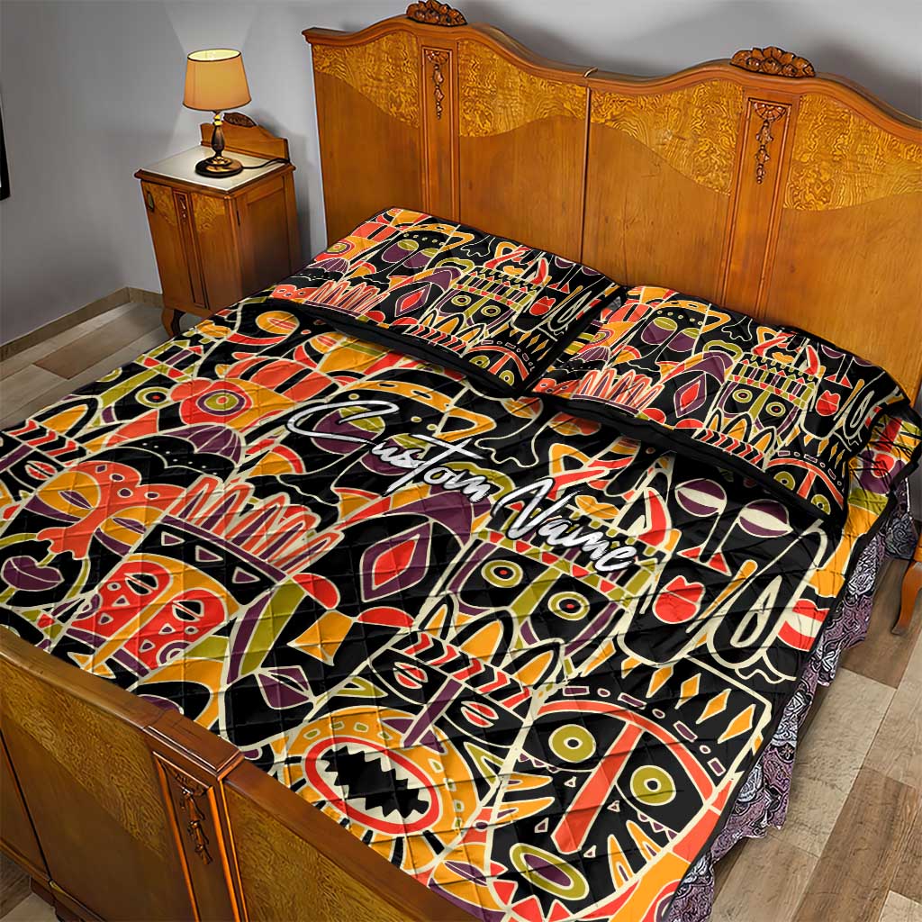 The Spirit of Africa Custom Quilt Bed Set DT02