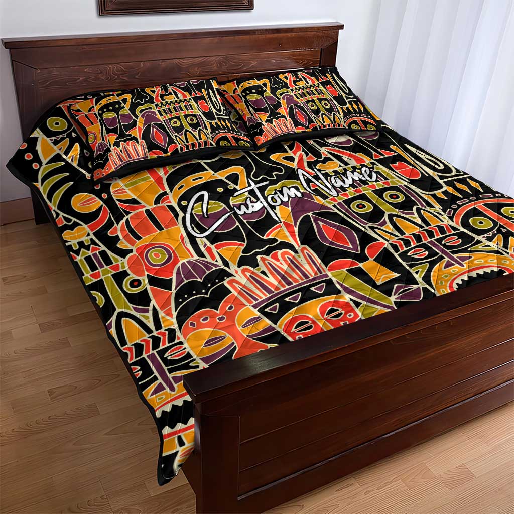 The Spirit of Africa Custom Quilt Bed Set DT02