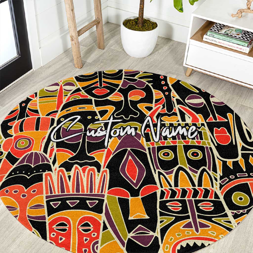 The Spirit of Africa Custom Round Carpet DT02