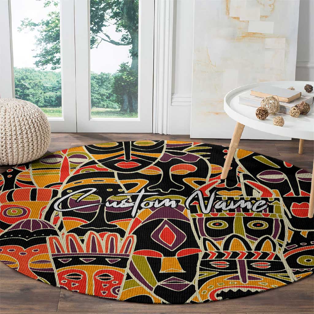 The Spirit of Africa Custom Round Carpet DT02