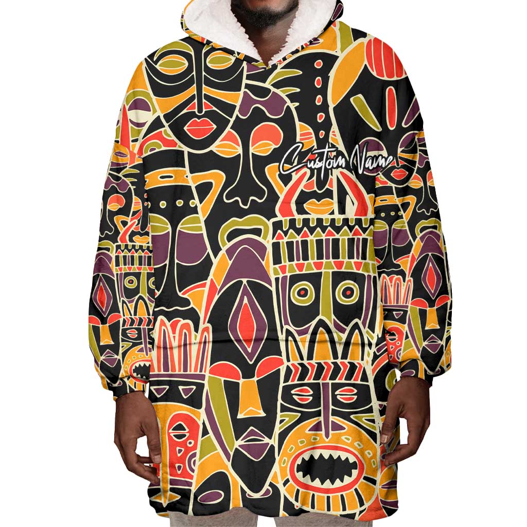 The Spirit of Africa Custom Wearable Blanket Hoodie DT02