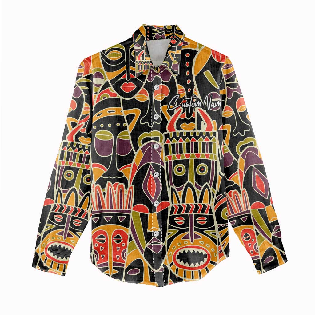The Spirit of Africa Custom Women Casual Shirt DT02