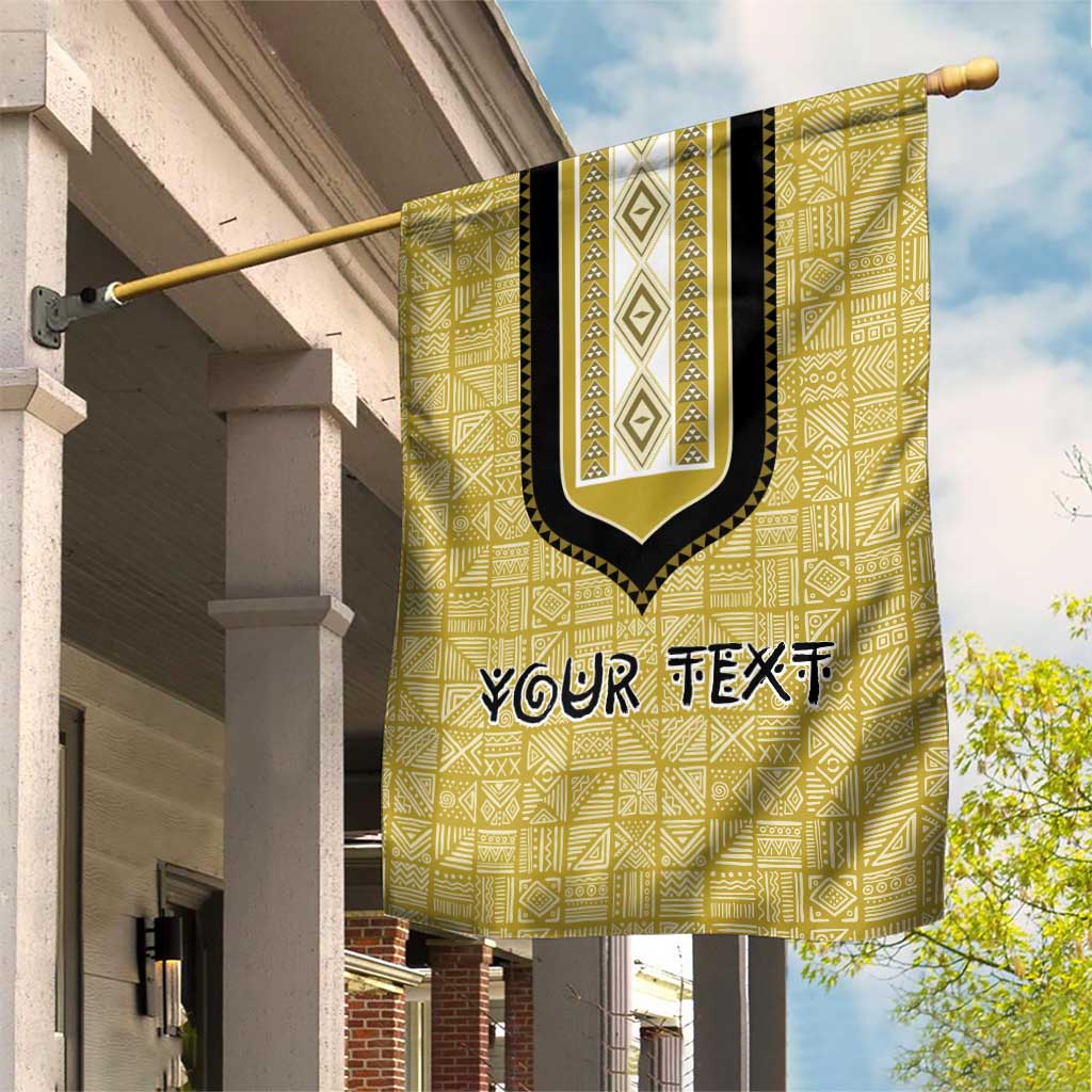 Personalized African Dashiki Garden Flag - Mudcloth Style DT02