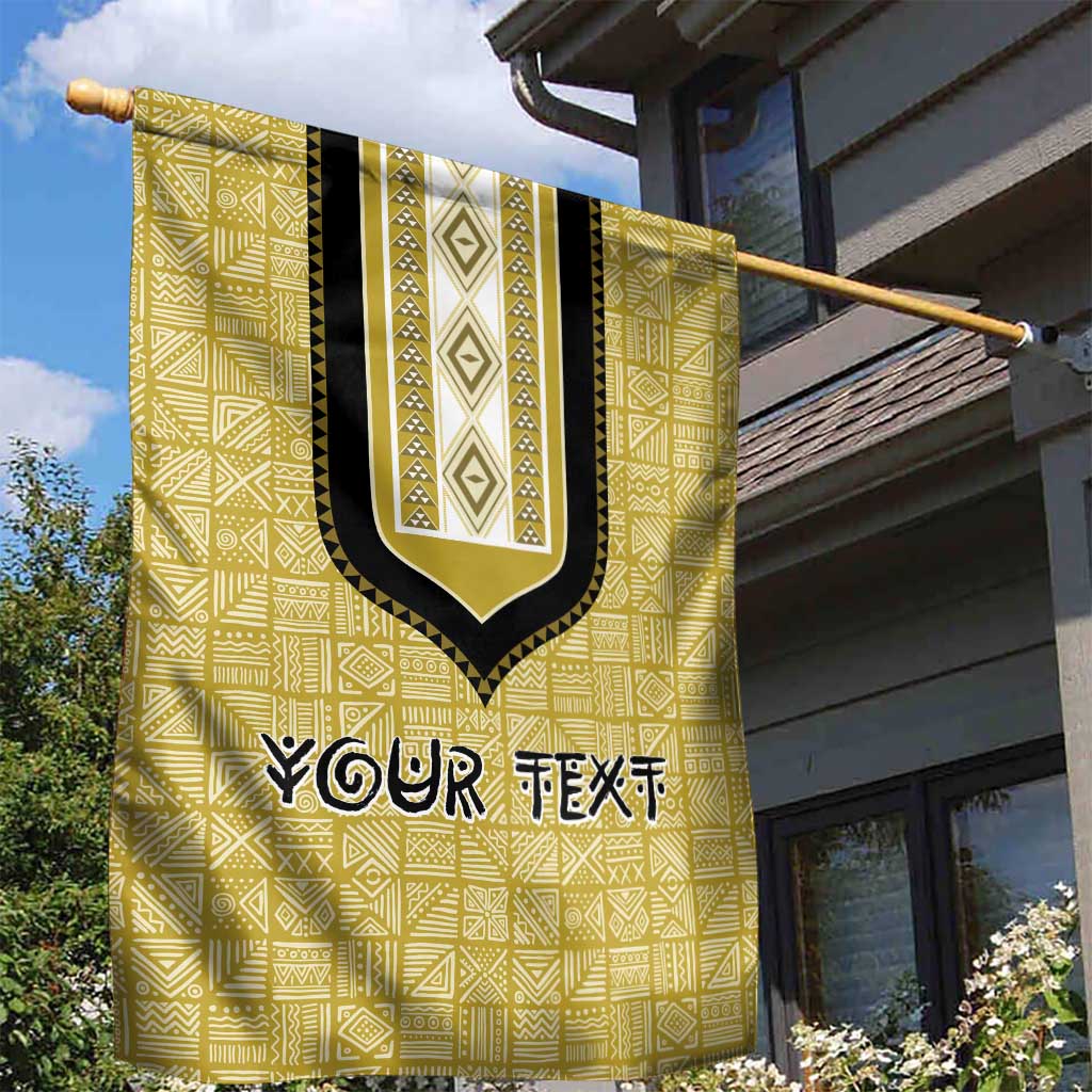 Personalized African Dashiki Garden Flag - Mudcloth Style DT02