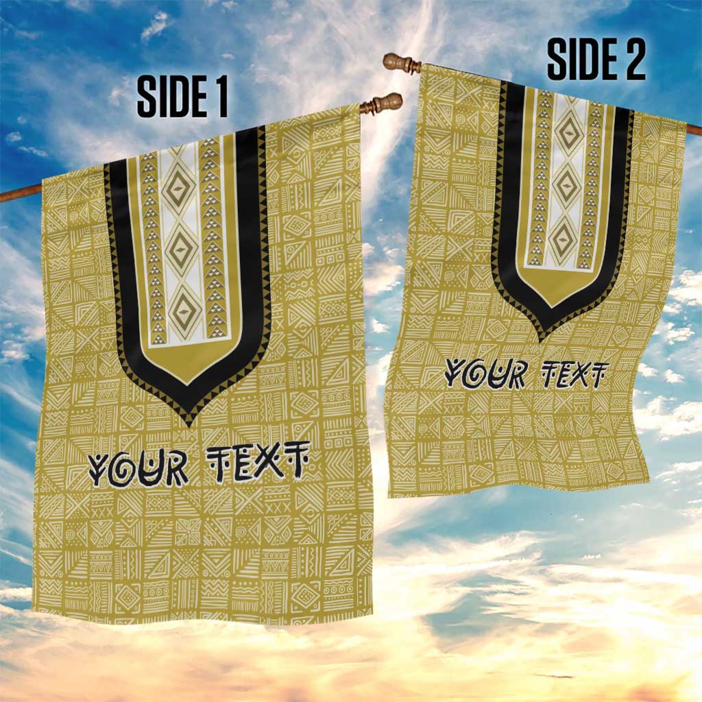 Personalized African Dashiki Garden Flag - Mudcloth Style DT02