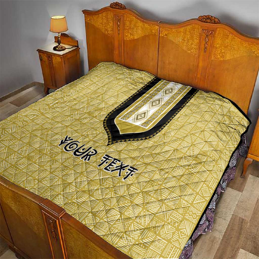 Personalized African Dashiki Quilt - Mudcloth Style DT02