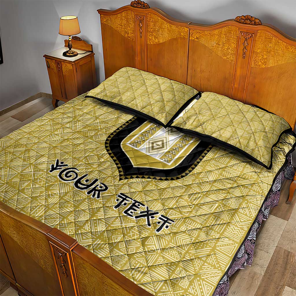 Personalized African Dashiki Quilt Bed Set - Mudcloth Style DT02