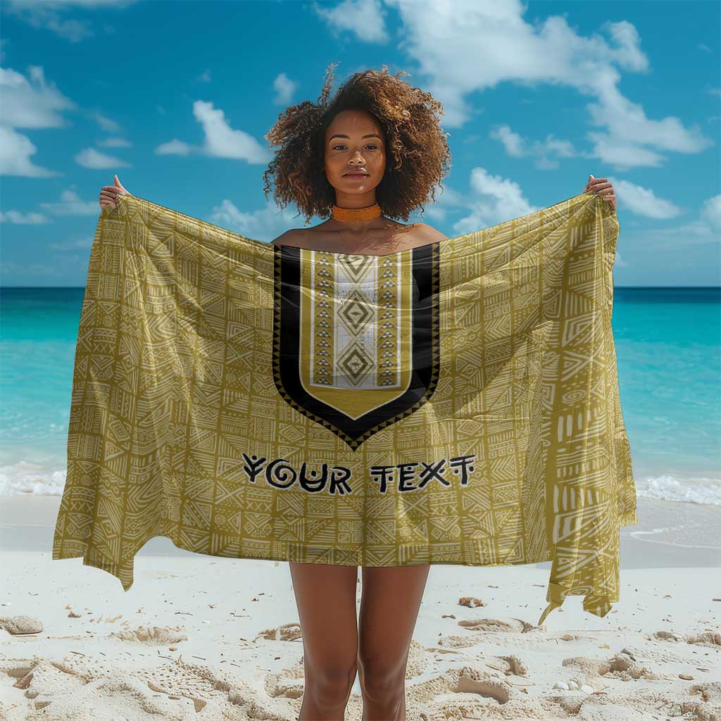 Personalized African Dashiki Sarong - Mudcloth Style DT02