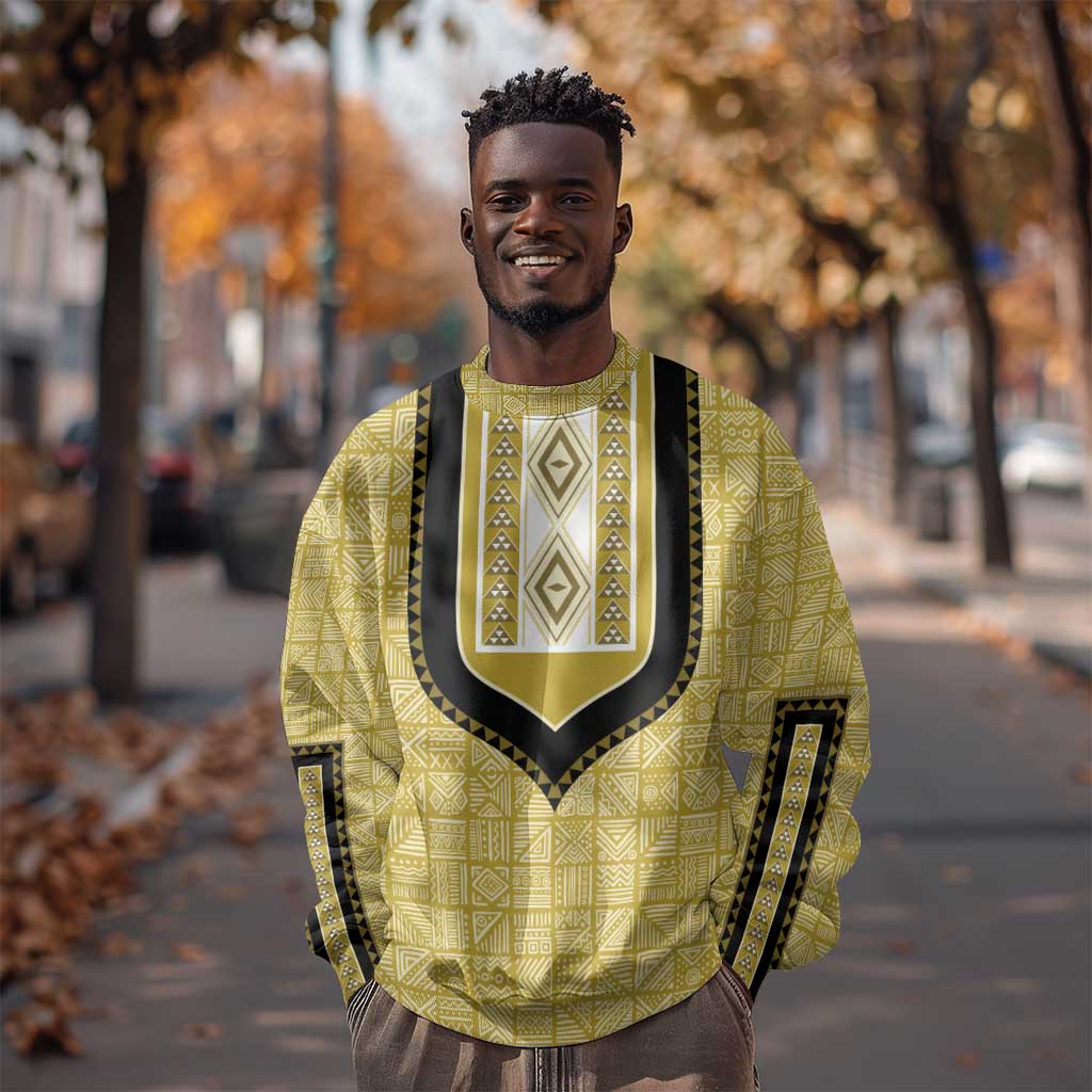 Personalized African Dashiki Sweatshirt - Mudcloth Style DT02