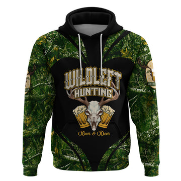 Wildlife Hunting Hoodie Beer And Deer DT02