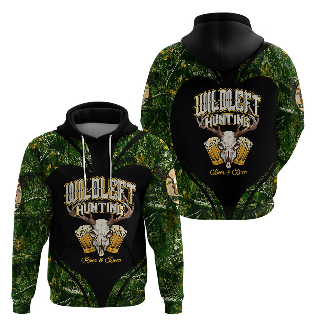 Wildlife Hunting Hoodie Beer And Deer DT02