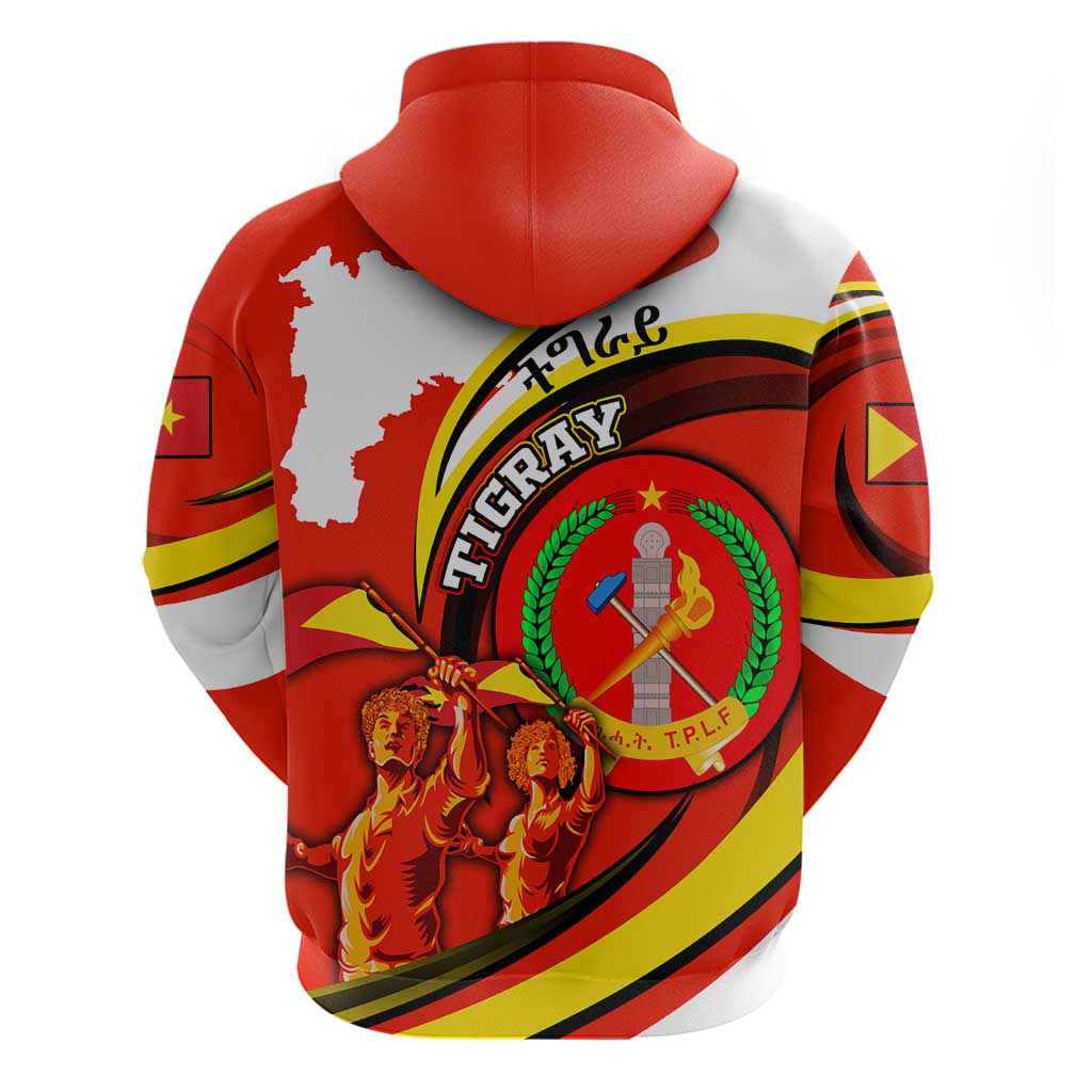 Ethiopia Tigray Revolution Hoodie Emblem Freedom Fighters and Flag DT02