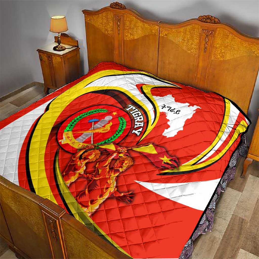 Ethiopia Tigray Quilt Revolution Emblem Freedom Fighters and Flag DT02