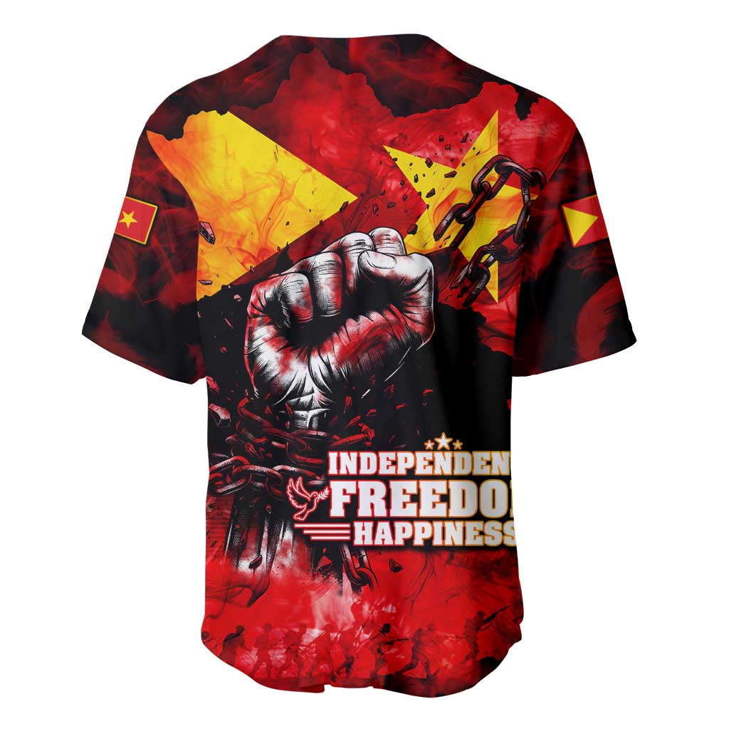 Tigrayans Independence Baseball Jersey I Stand with Tigray - Fist of Freedom DT02