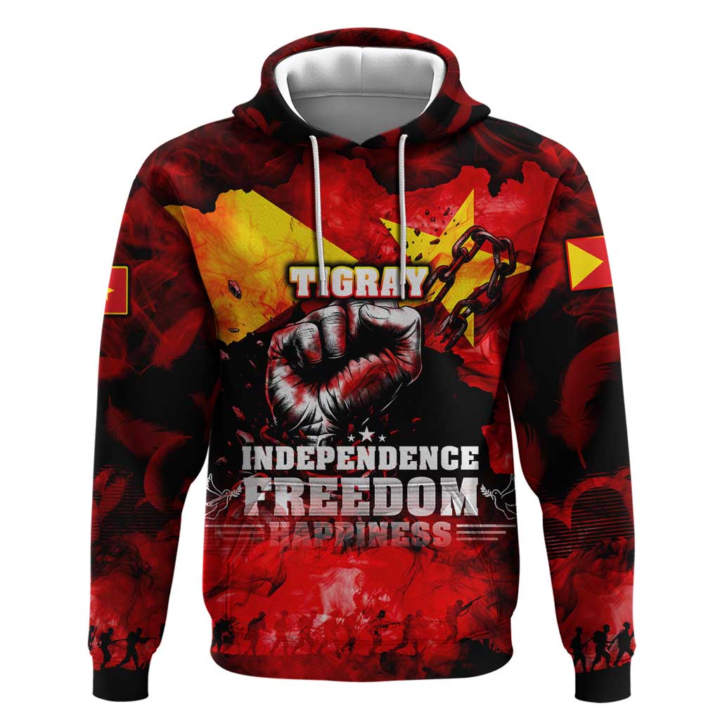 I Stand with Tigray Hoodie Tigray Independence - Fist of Freedom DT02