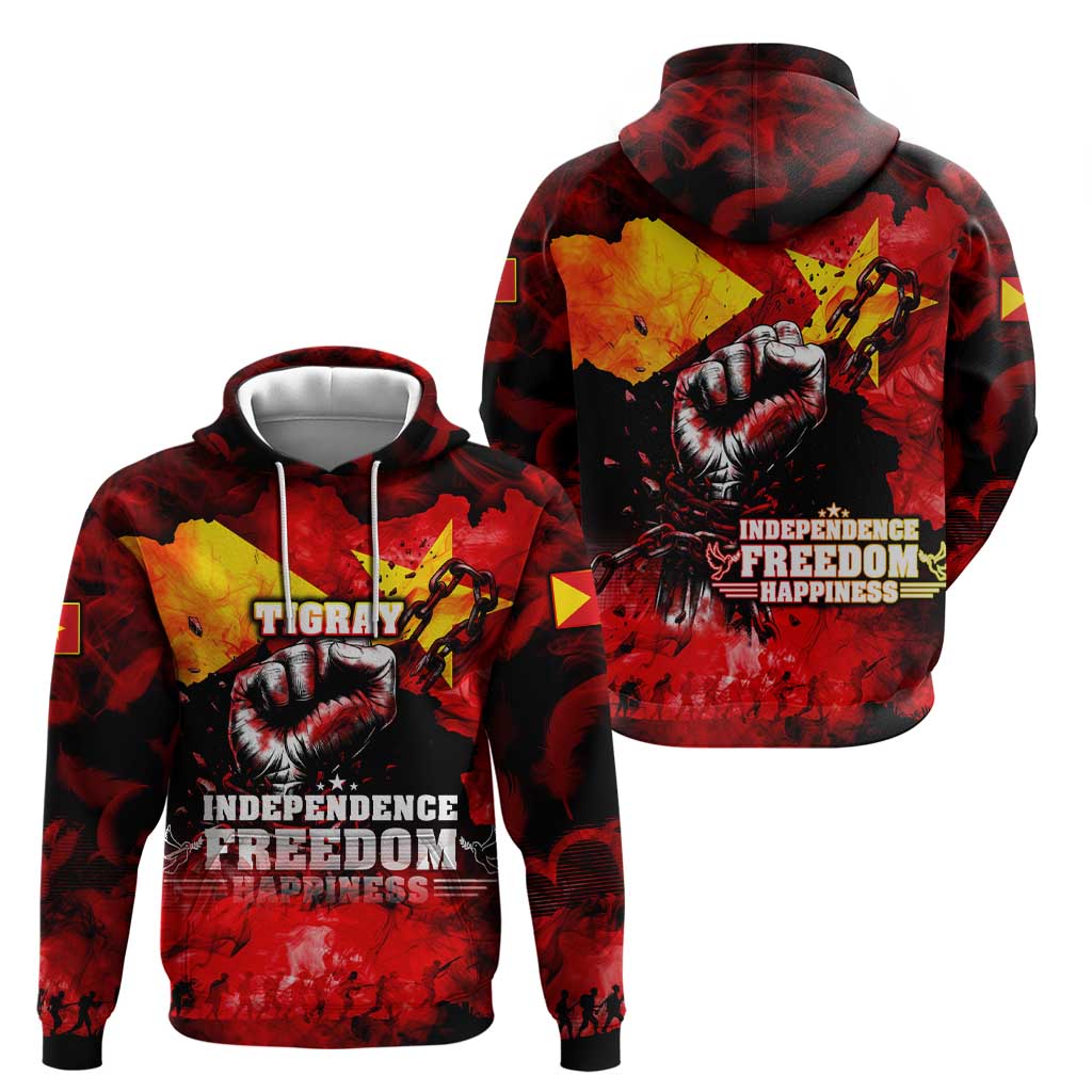 I Stand with Tigray Hoodie Tigray Independence - Fist of Freedom DT02
