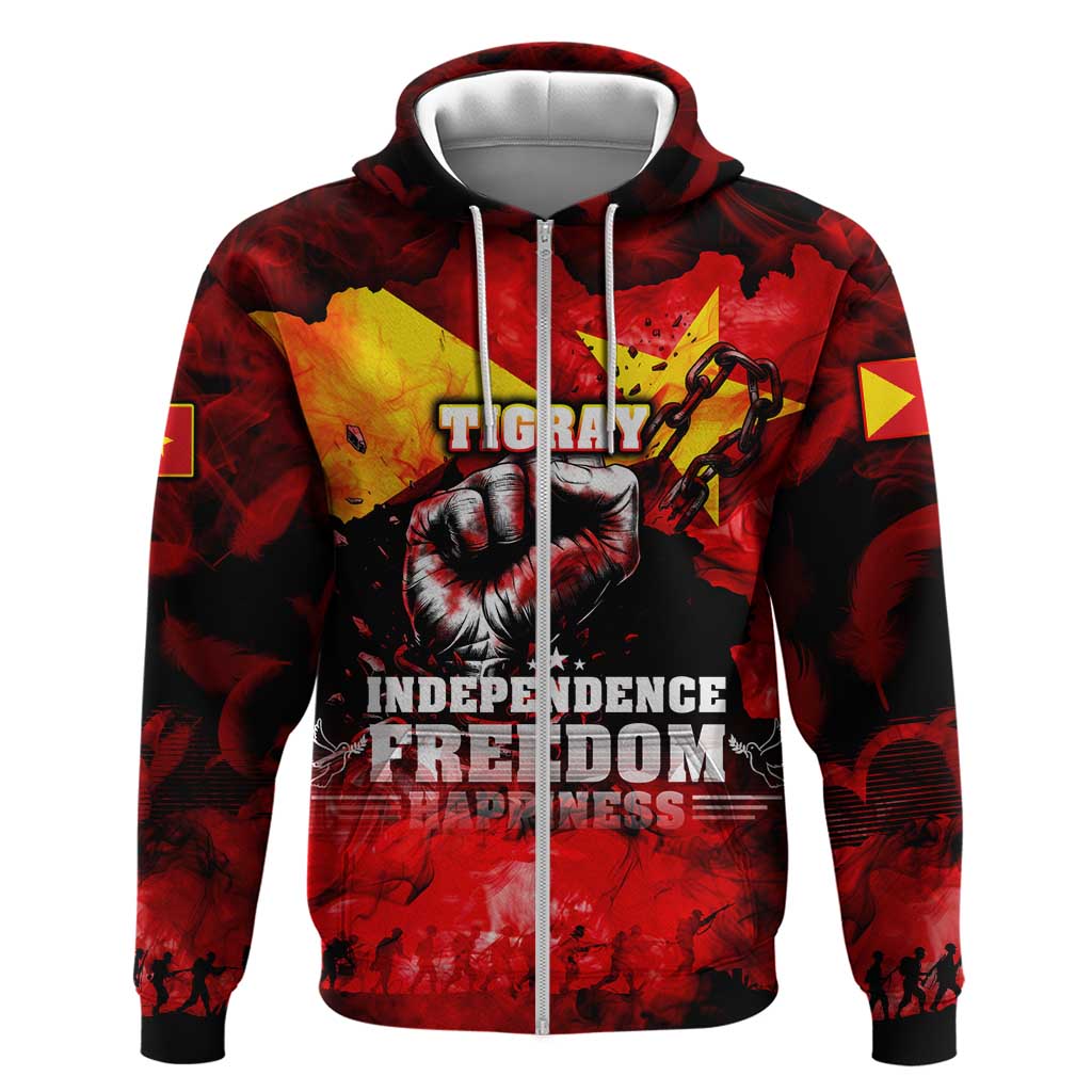 I Stand with Tigray Hoodie Tigray Independence - Fist of Freedom DT02