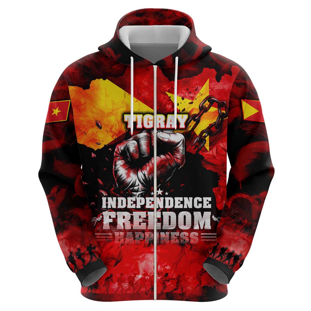 I Stand with Tigray Hoodie Tigray Independence - Fist of Freedom DT02