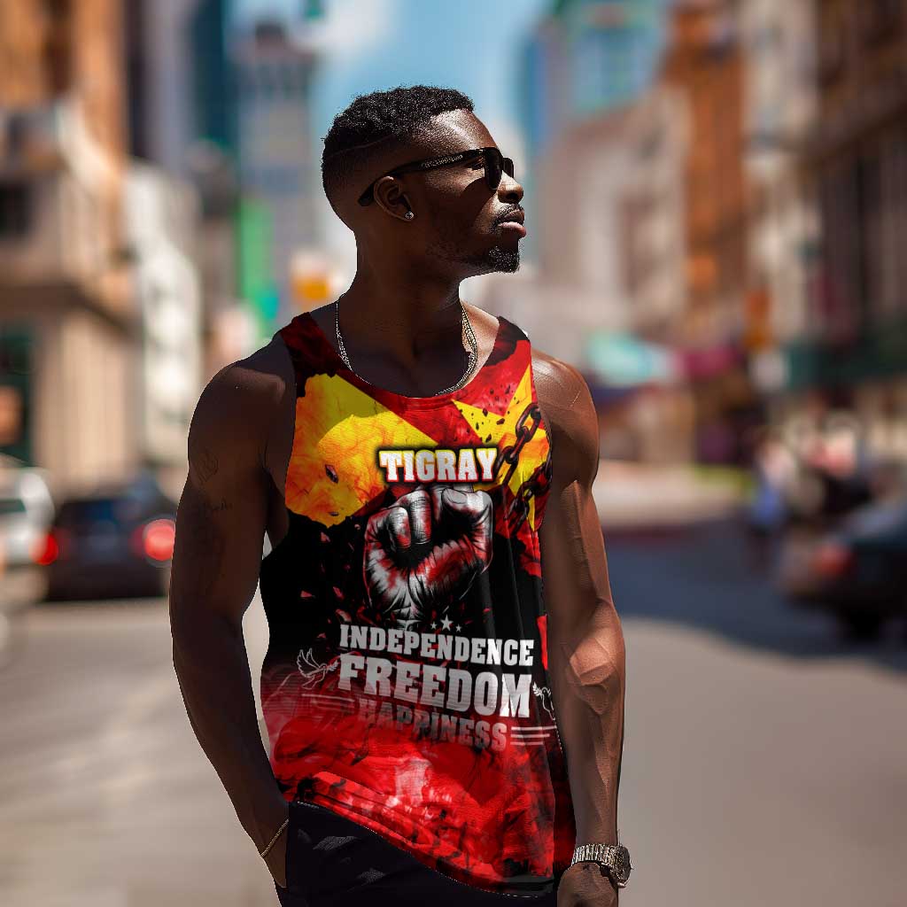 Tigrayans Independence Men Tank Top I Stand with Tigray - Fist of Freedom DT02