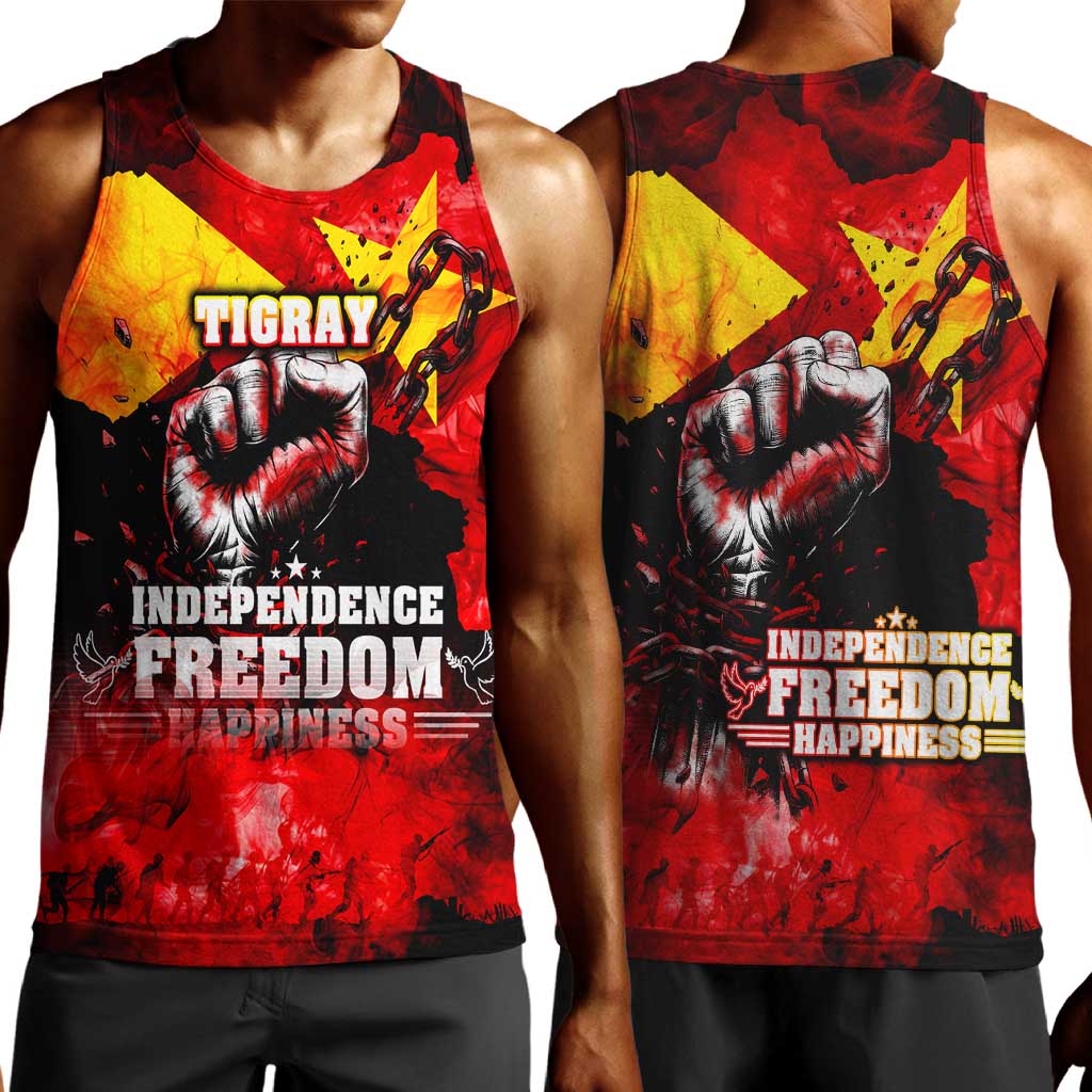 Tigrayans Independence Men Tank Top I Stand with Tigray - Fist of Freedom DT02