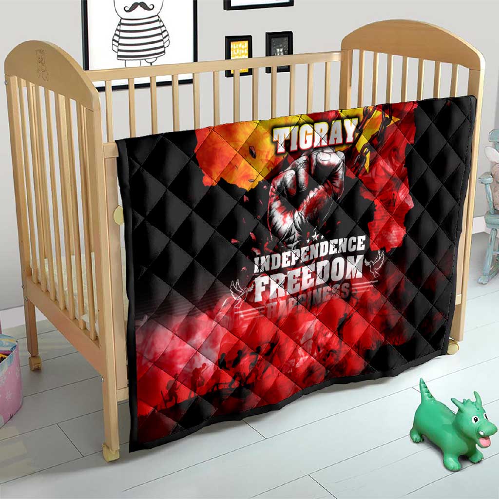 Tigrayans Independence Quilt I Stand with Tigray - Fist of Freedom DT02