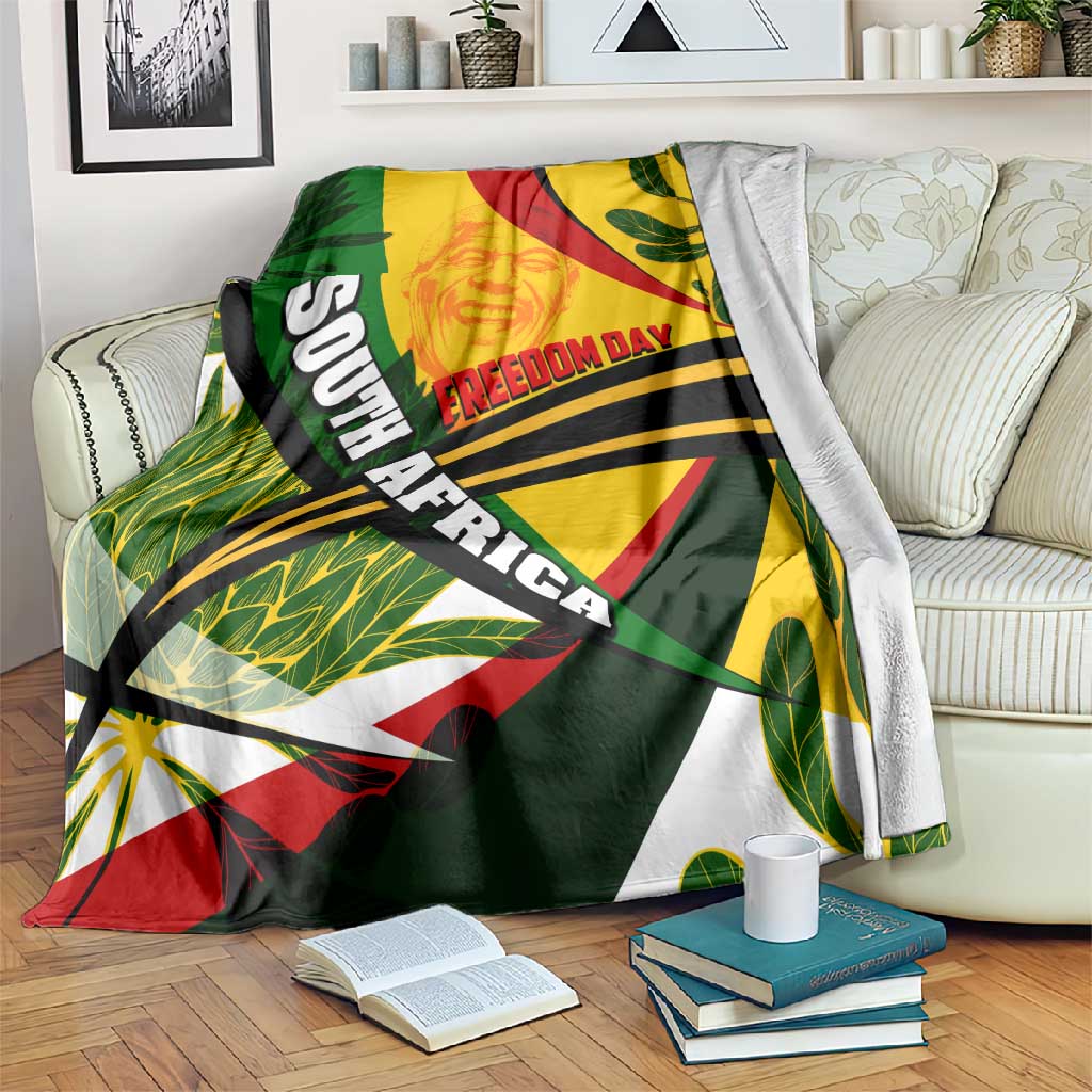 South Africa Freedom Day Mandela Blanket National Pride Protea Flower DT02