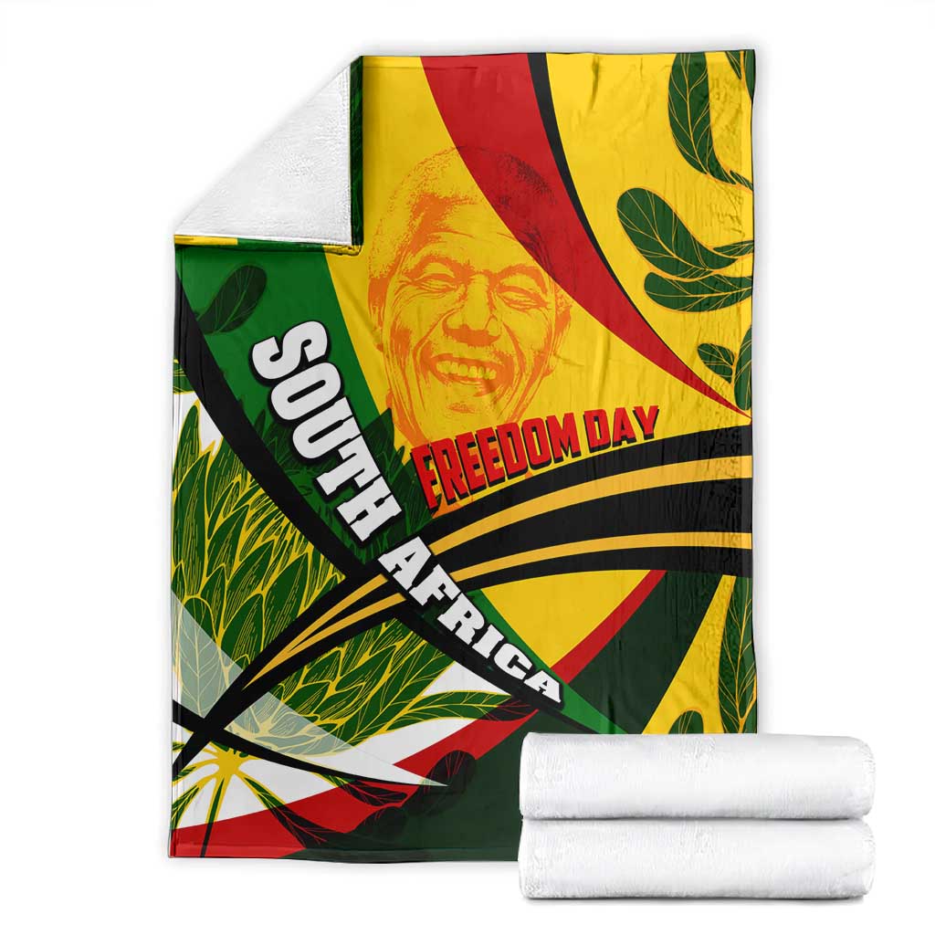 South Africa Freedom Day Mandela Blanket National Pride Protea Flower DT02