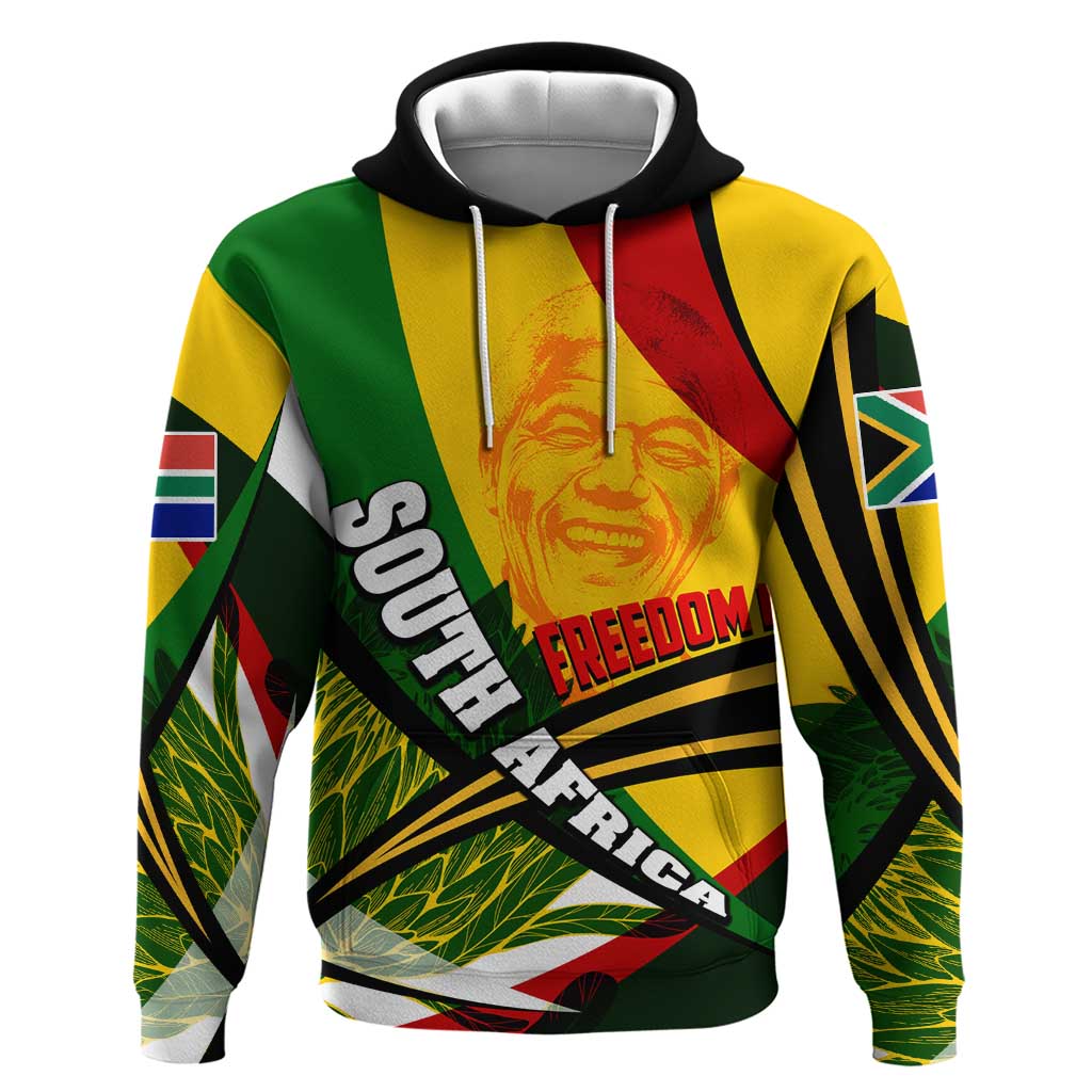 South Africa Freedom Day Hoodie Mandela Legacy National Pride Protea Flower DT02