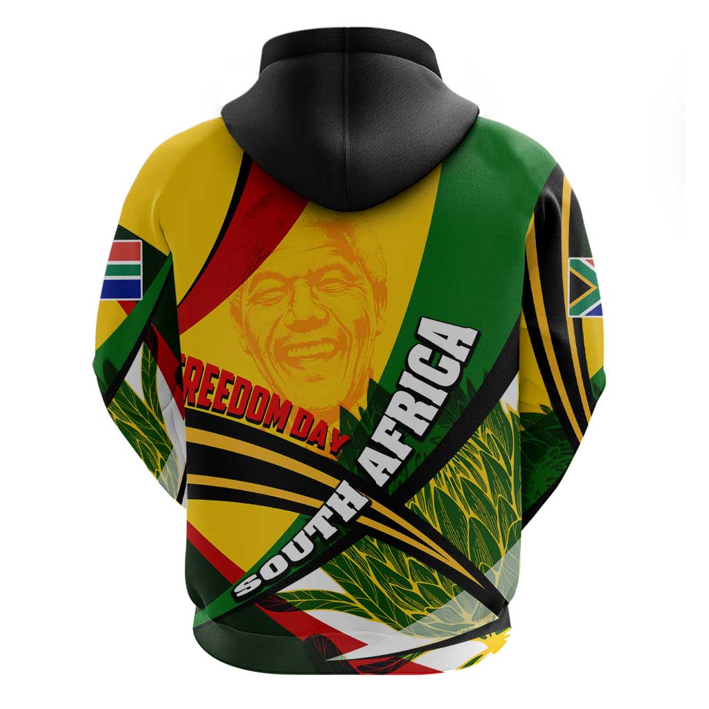 South Africa Freedom Day Hoodie Mandela Legacy National Pride Protea Flower DT02
