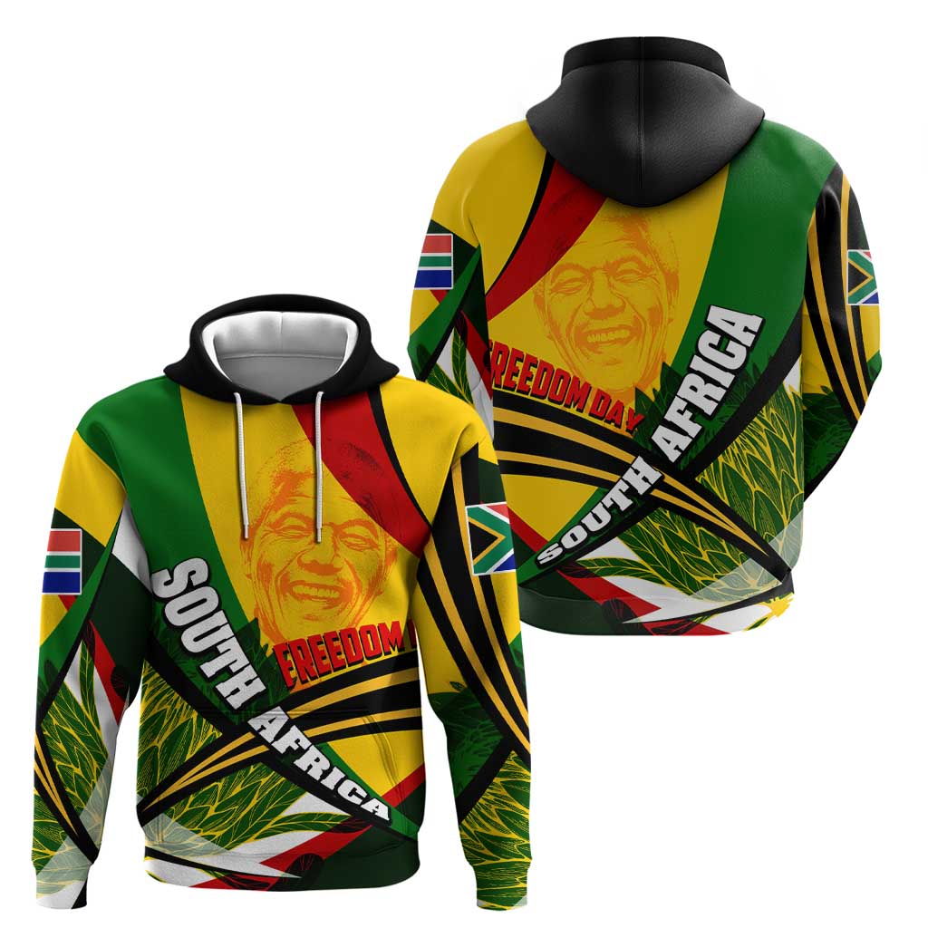 South Africa Freedom Day Hoodie Mandela Legacy National Pride Protea Flower DT02