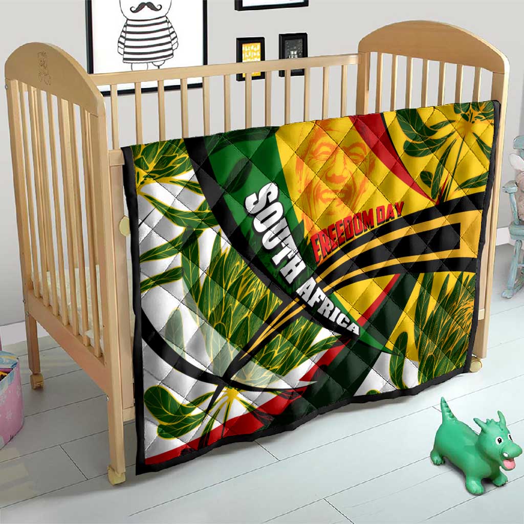 South Africa Freedom Day Mandela Quilt National Pride Protea Flower DT02