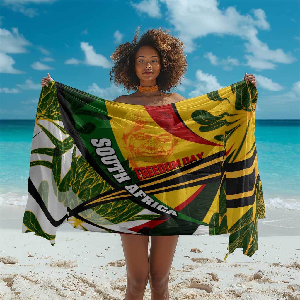 South Africa Freedom Day Mandela Sarong National Pride Protea Flower DT02