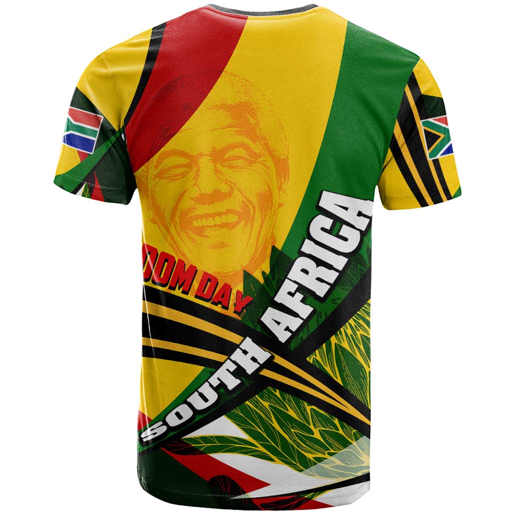 South Africa Freedom Day Mandela T shirt National Pride Protea Flower DT02