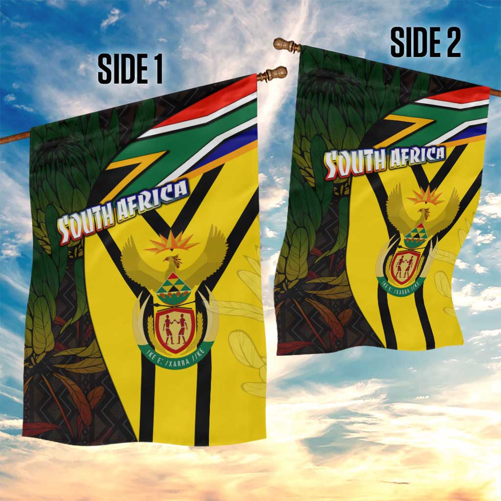 Coat Of Arms South Africa Garden Flag Protea Unity Heritage DT02