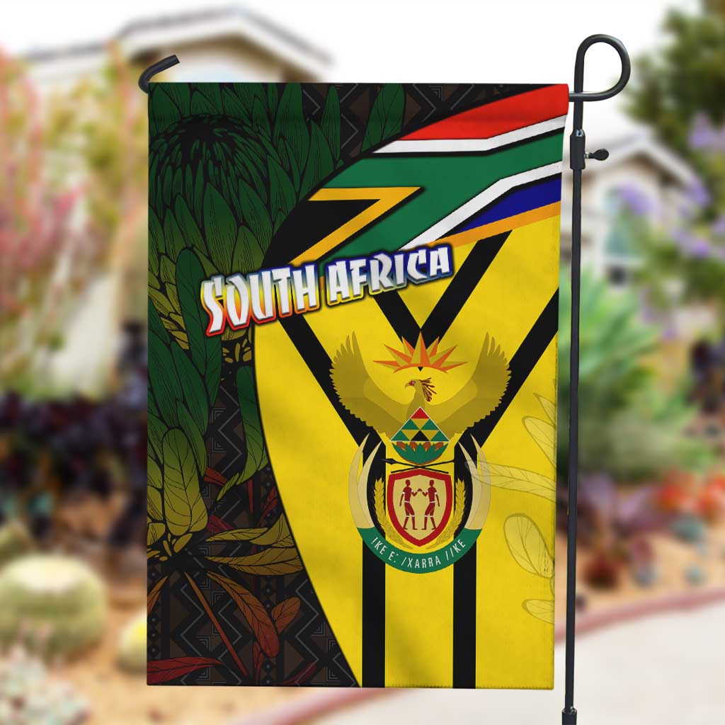 Coat Of Arms South Africa Garden Flag Protea Unity Heritage DT02