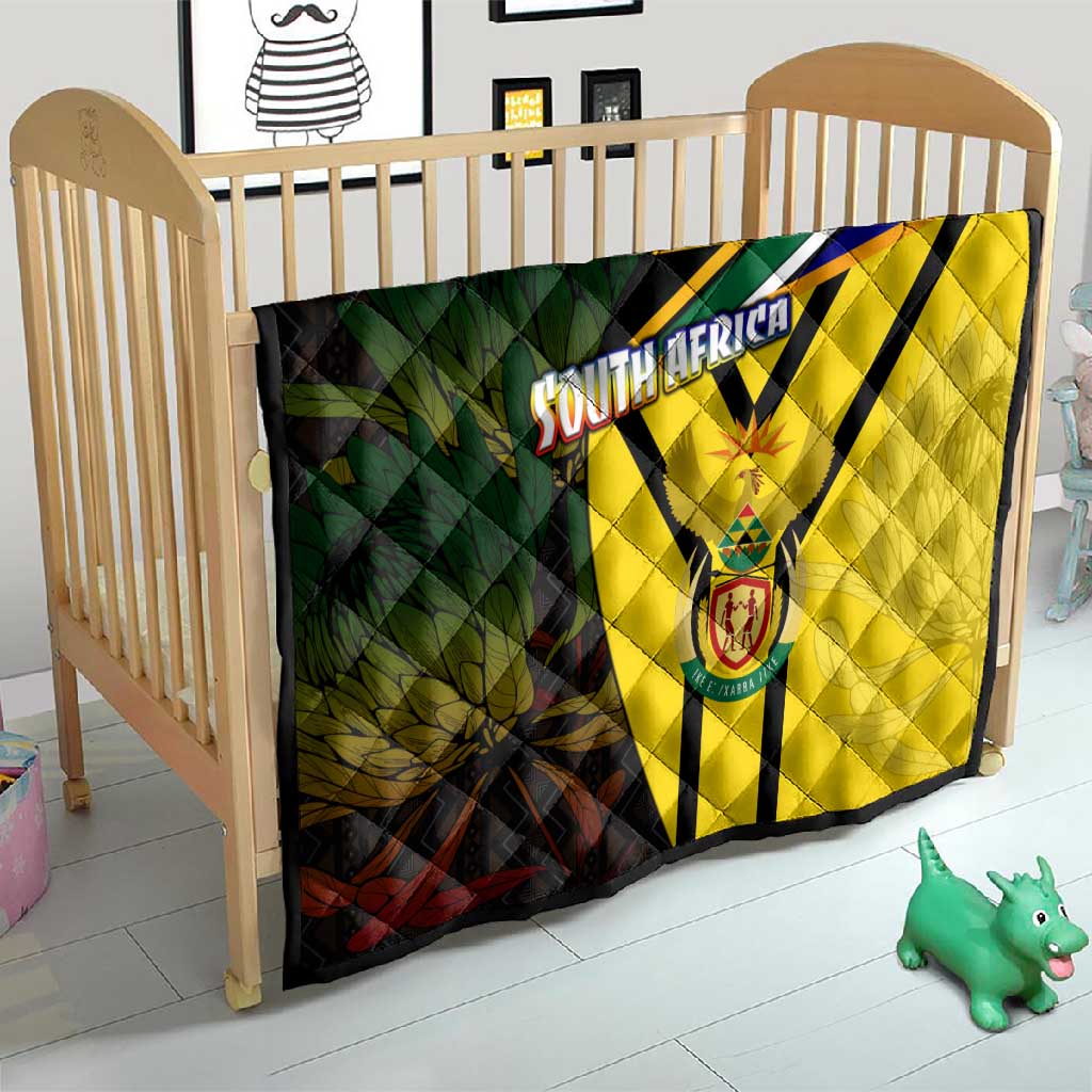 Coat Of Arms South Africa Quilt Protea Unity Heritage DT02