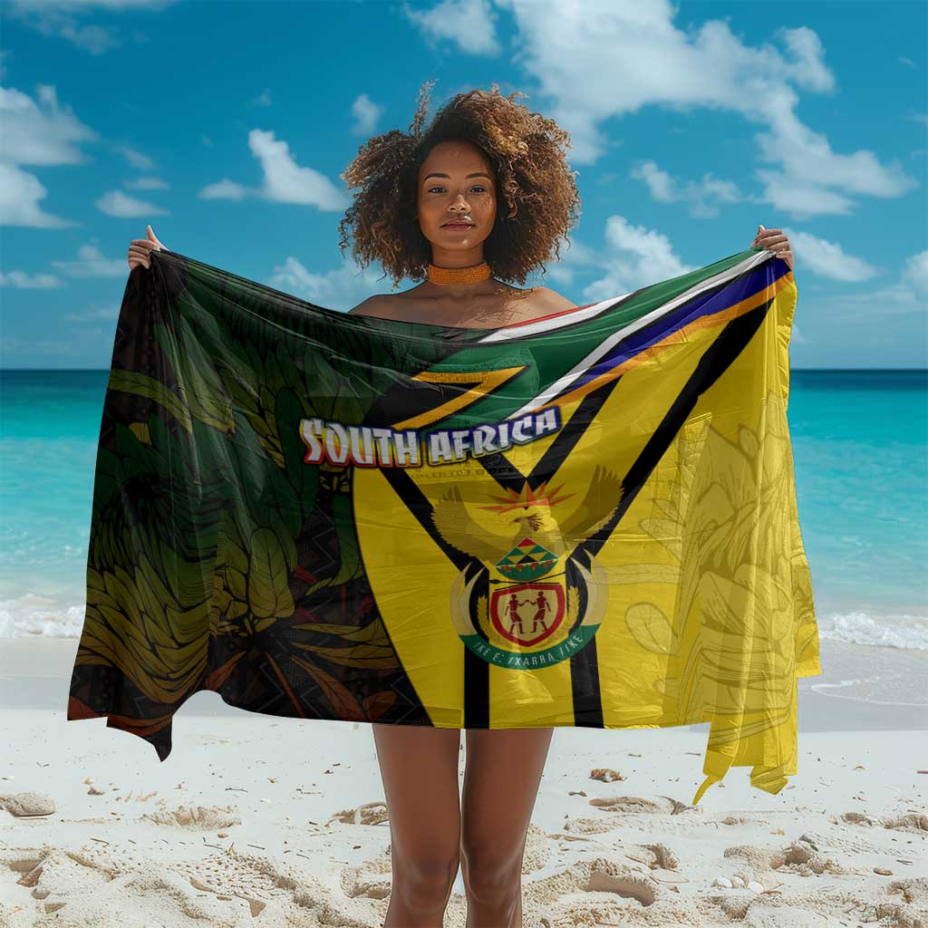 Coat Of Arms South Africa Sarong Protea Unity Heritage DT02