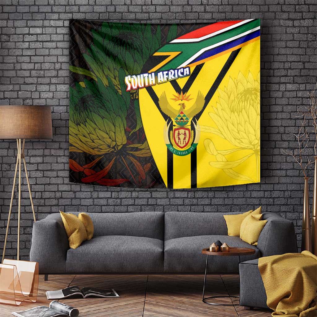 Coat Of Arms South Africa Tapestry Protea Unity Heritage DT02