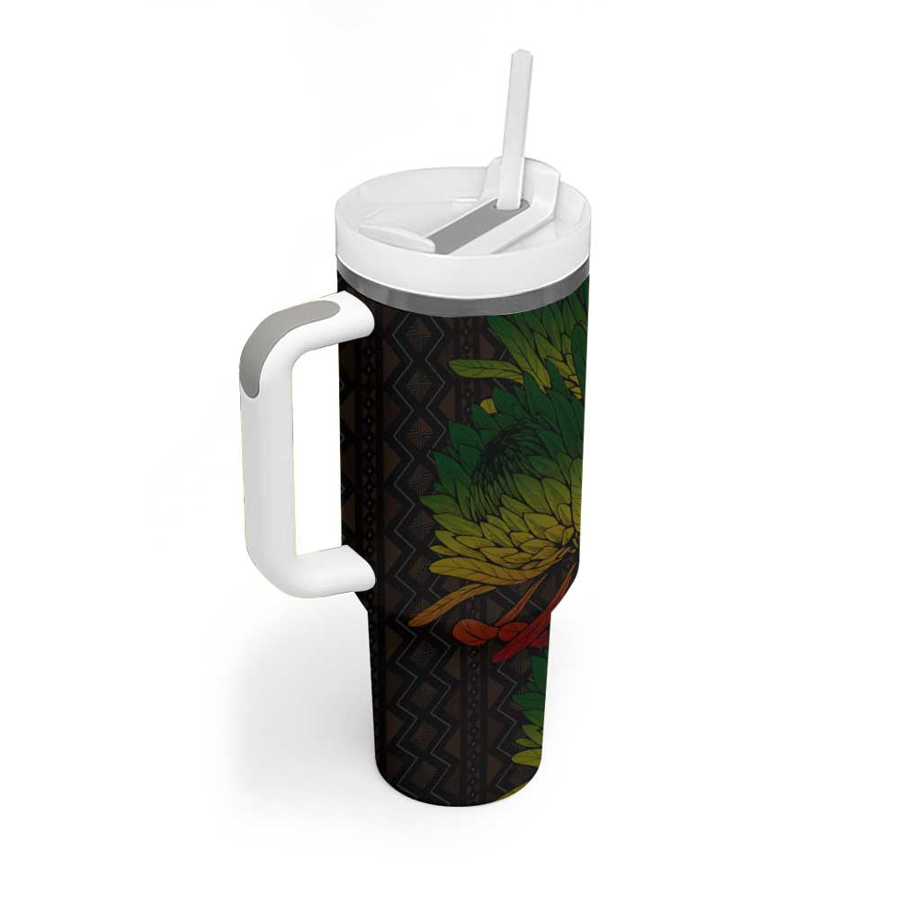 Coat Of Arms South Africa Tumbler With Handle Protea Unity Heritage DT02