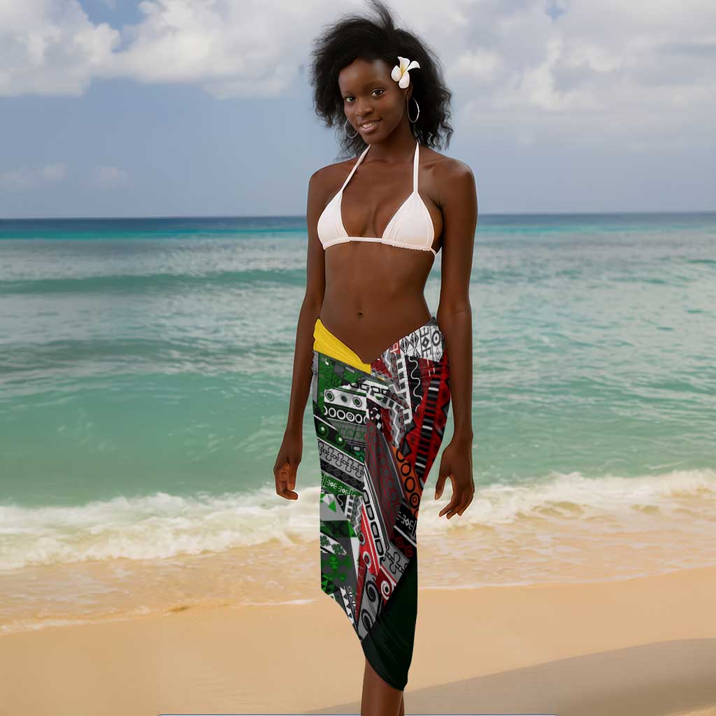 South Africa Fist of Freedom Sarong Never Give Up DT02