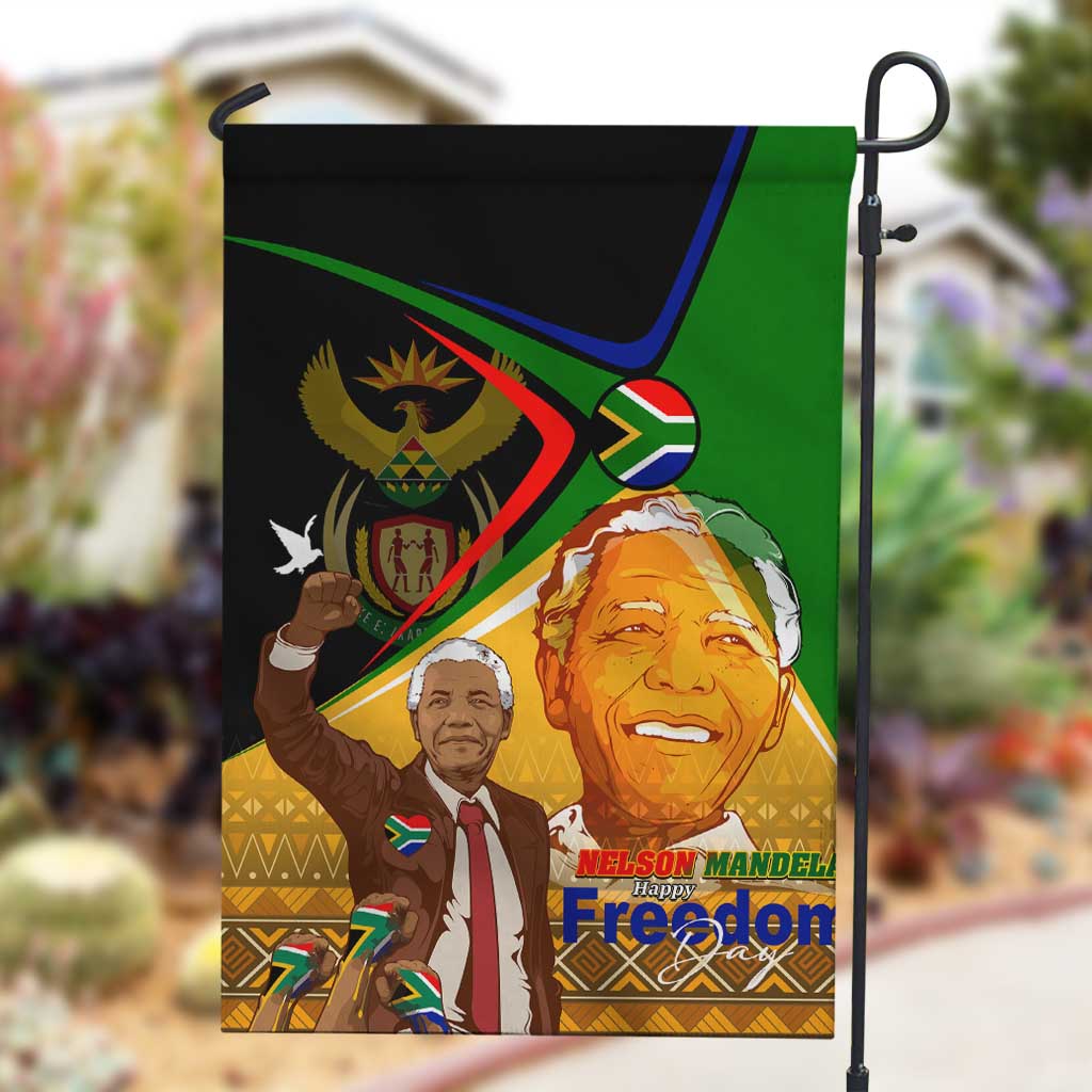 South Africa Heritage Nelson Mandela Garden Flag Happy Freedom Day Victory Art DT02