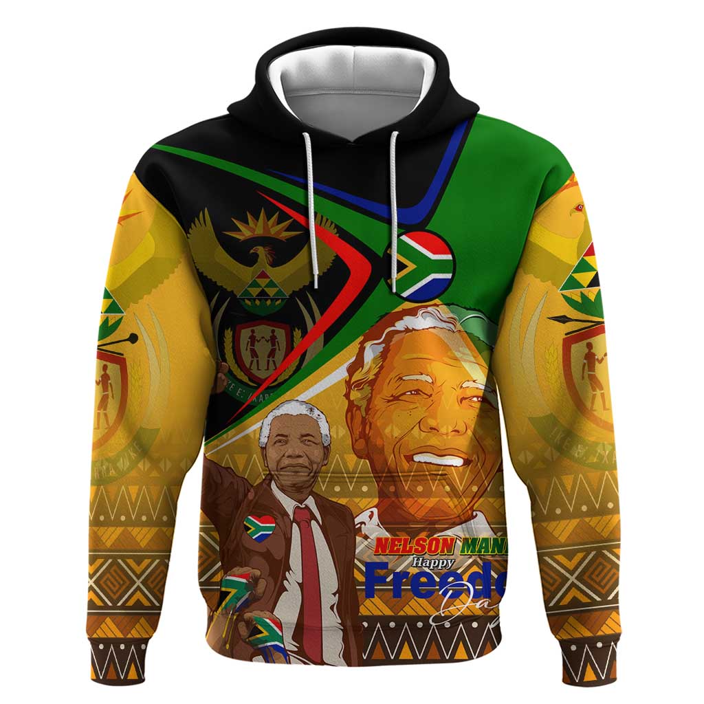 Nelson Mandela Happy Freedom Day Hoodie South Africa Heritage Victory Art DT02